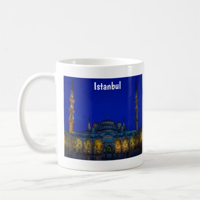 Blue Mosque Istanbul Kaffemugg (Vänster)