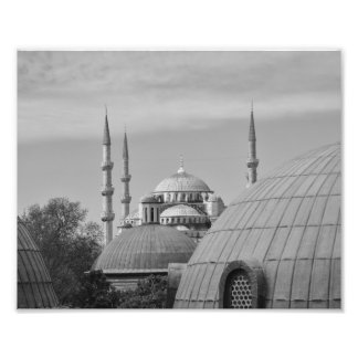 Blue Mosque, Istanbul, Turkiet Fototryck