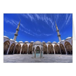 Blue Mosque, Istanbul, Turkiet Hälsningskort