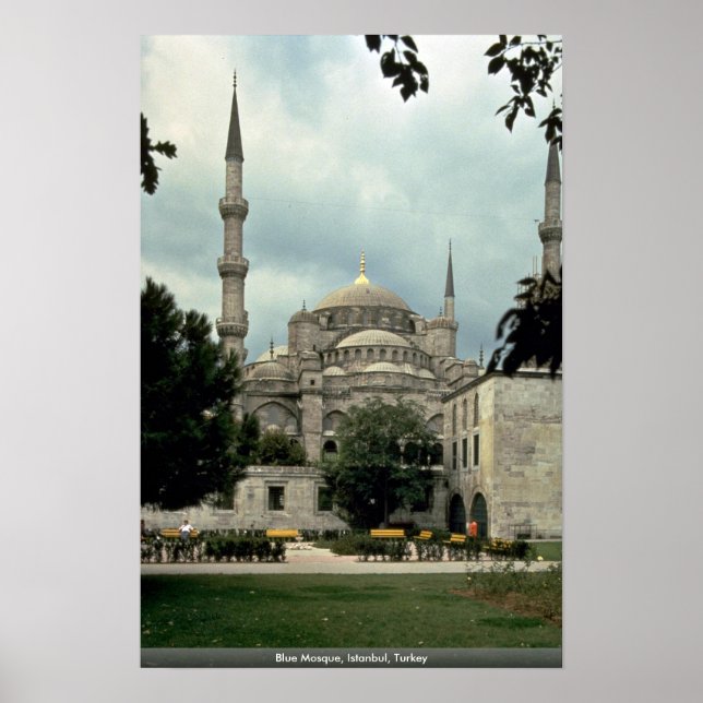 Blue Mosque, Istanbul, Turkiet Poster (Framsidan)