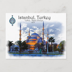 Blue Mosque-Istanbul, Turkiet Vykort