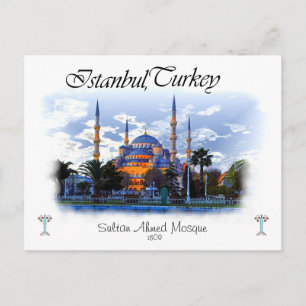 Blue Mosque-Istanbul Vykort