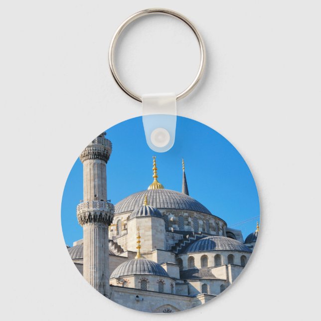 Blue Mosque Keychain Nyckelring (Framsida)