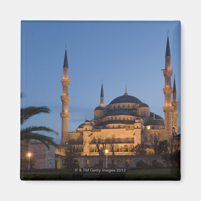 Blue Mosque, Sultanhamet Area, Istanbul, Turkiet Magnet (Framsidan)