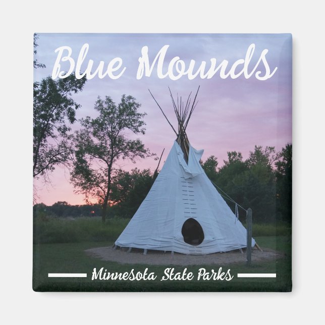 Blue Mounds State Park Magnet (Framsidan)