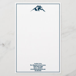 Blue Mountain Real Gods Company Anpassningsbar Rea Brevpapper