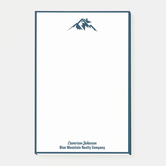 Blue Mountain Real Gods Company Anpassningsbar Rea Post-it Block (Framsida)