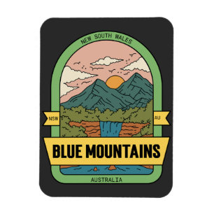 Blue Mountains NSW Australien Magnet
