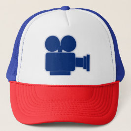 BLUE MOVIE CAMERA-Truckerkeps Keps