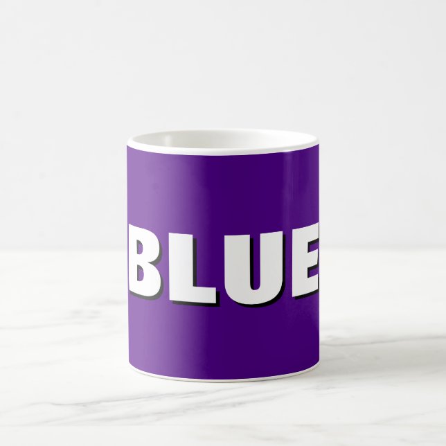 BLUE Mug – Calm, Cool & Caffeinated  Kaffemugg (Center)