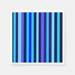 Blue Multi Tone Rand Pappersservett