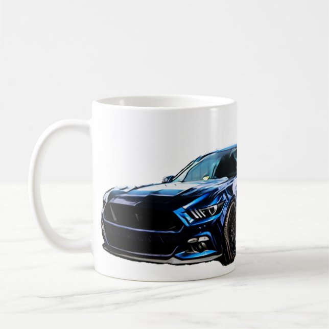 Blue Mustang S550 Kaffemugg (Vänster)