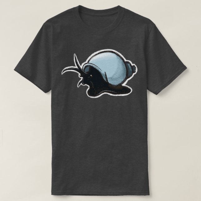 Blue Mystoppy Snigel T Shirt (Design framsida)