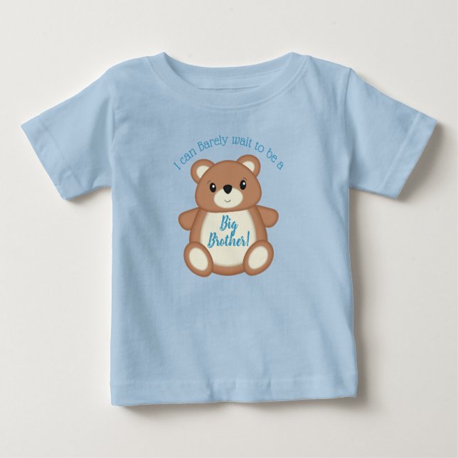 Blue Nalle Big Brother T Shirt (Framsida)
