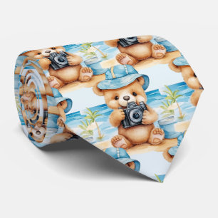 Blue Nalle Neck Tie Slips