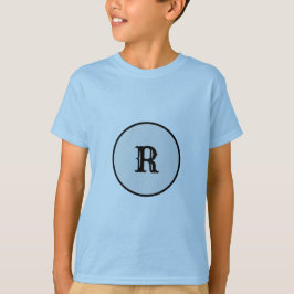 BLUE NAMN MONOGRAM ENKEL T SHIRT