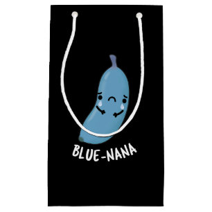 Blue-nana Funny Banana Pun Mörk BG