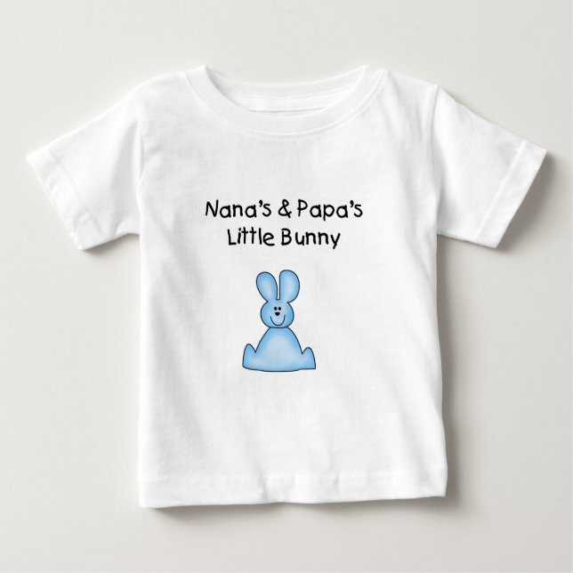 Blue Nanas och Pappa Little Bunny Tee Shirt (Framsida)