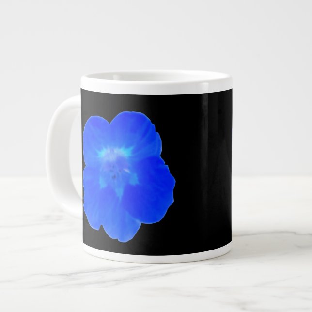 Blue Nasturtium Mugg Jumbo Mugg (Framsida vänster)