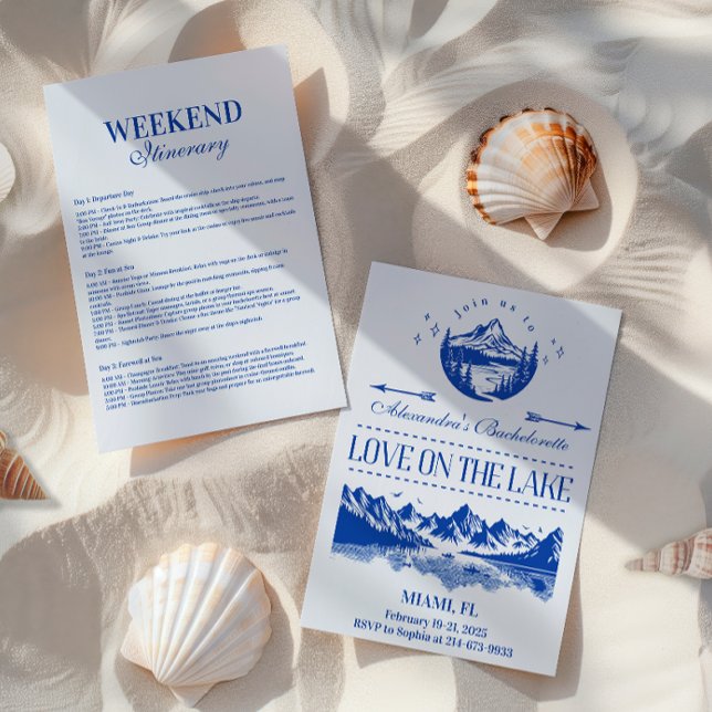 Blue Nautical Party Theme Inbjudningar (Skapare uppladdad)
