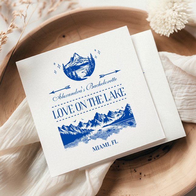 Blue Nautical Party Theme Pappersservett (Skapare uppladdad)