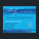 Blue Navy Tack för att du Tvättar Tips Care Instru Flygblad<br><div class="desc">Blue Navy Tack för att du Tvättar Tips Care Instruction</div>