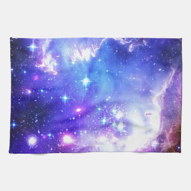 Blue Nebula Kökshandduk (Horisontell)