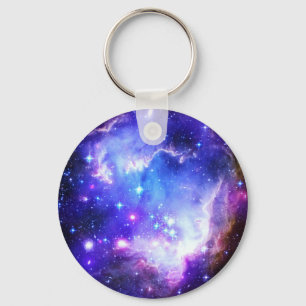 Blue Nebula Nyckelring