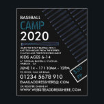 Blue Neon Baseball Fladdermus, reklam för kaseball Flygblad<br><div class="desc">Blått Neon Baseball Fladdermus,  reklamlådor för baseball Camp från Affärskortet Store.</div>