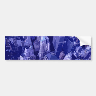 Blue New York Bildekal