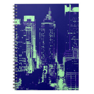 Blue New York City Anteckningsbok