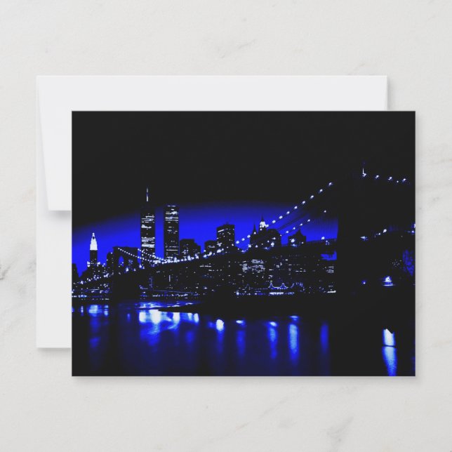Blue New York City Night (Framsida)