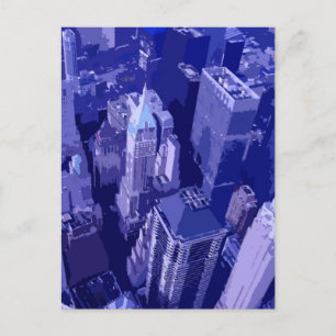Blue New York Vykort