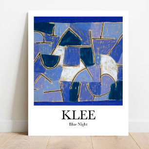 Blue Night av Paul Klee Poster