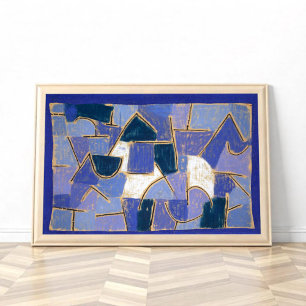 Blue Night by Paul Klee, Abstrakt Poster