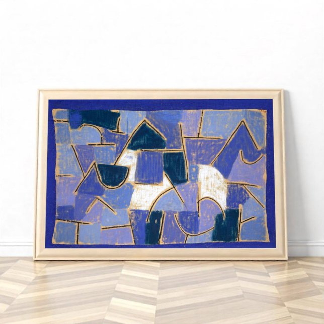 Blue Night by Paul Klee, Abstrakt Poster (Skapare uppladdad)