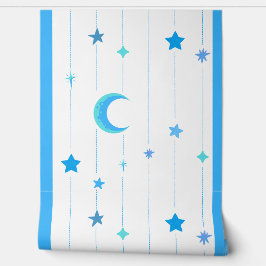Blue Night Himmel Tapet