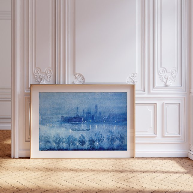 Blue Night, London | Joseph Pennell Poster (Skapare uppladdad)
