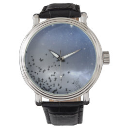 Blue Night Starry Himlar Armbandsur