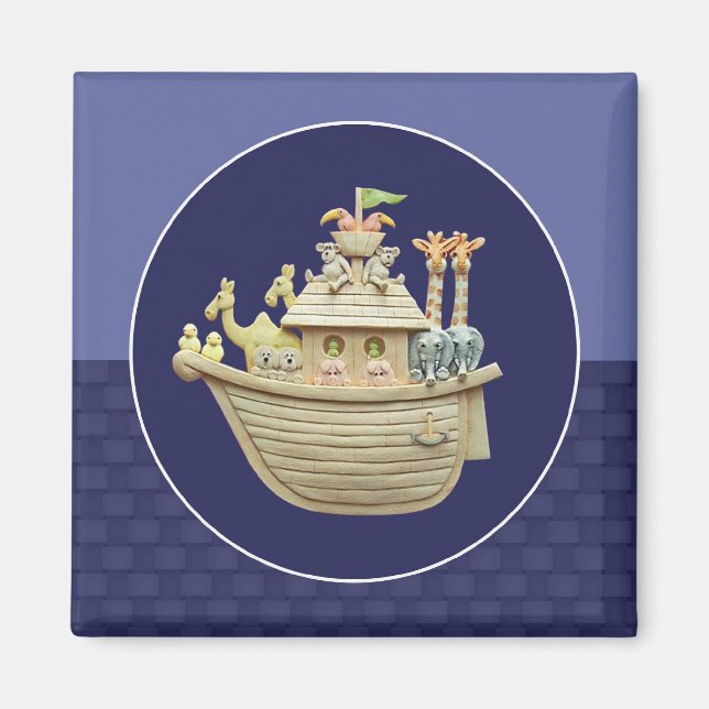 Blue Noahs Ark Magnet (Framsidan)