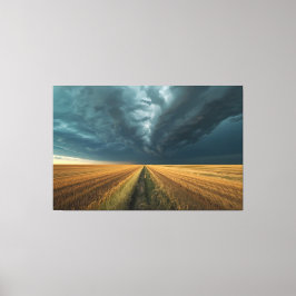 Blue Norther Poster - Dramatic Weather Front Print Canvastryck
