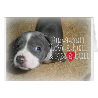 Blue Nose Hugs Hälsningskort