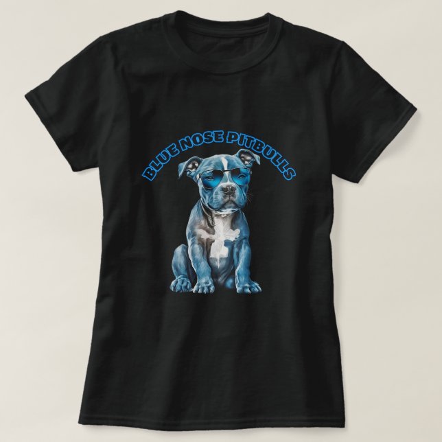 Blue Nose Pitbull T Shirt (Design framsida)