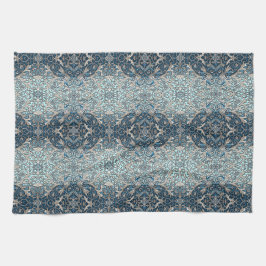 Blue Nouveau Kitchen Towel Kökshandduk