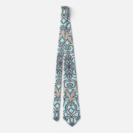 Blue Nouveau Tie Slips