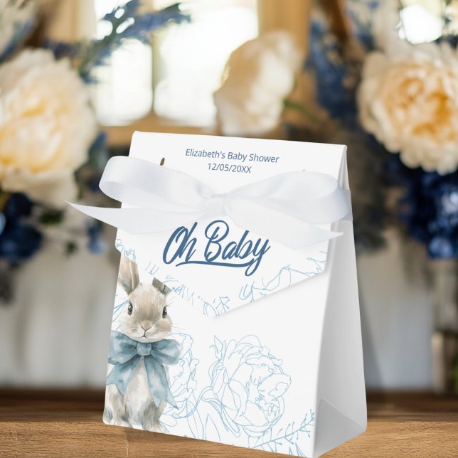 Blue Nummy Baby Shower Presentaskar (Skapare uppladdad)