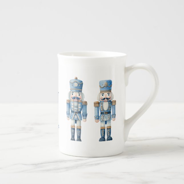 Blue Nutcracker-jul Benporslin Mugg (Höger)