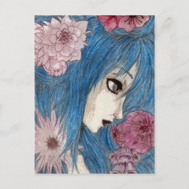 Blue Nymph Vykort (Framsida)