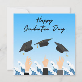 Blue Ocean Graduation Party Julkort