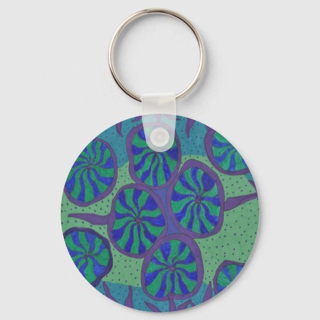 Blue Ocean Groove Nyckelring (Framsida)